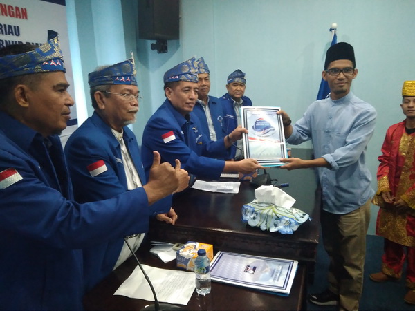Alfajri Kembalikan Berkas Penjaringan ke DPD Demokrat